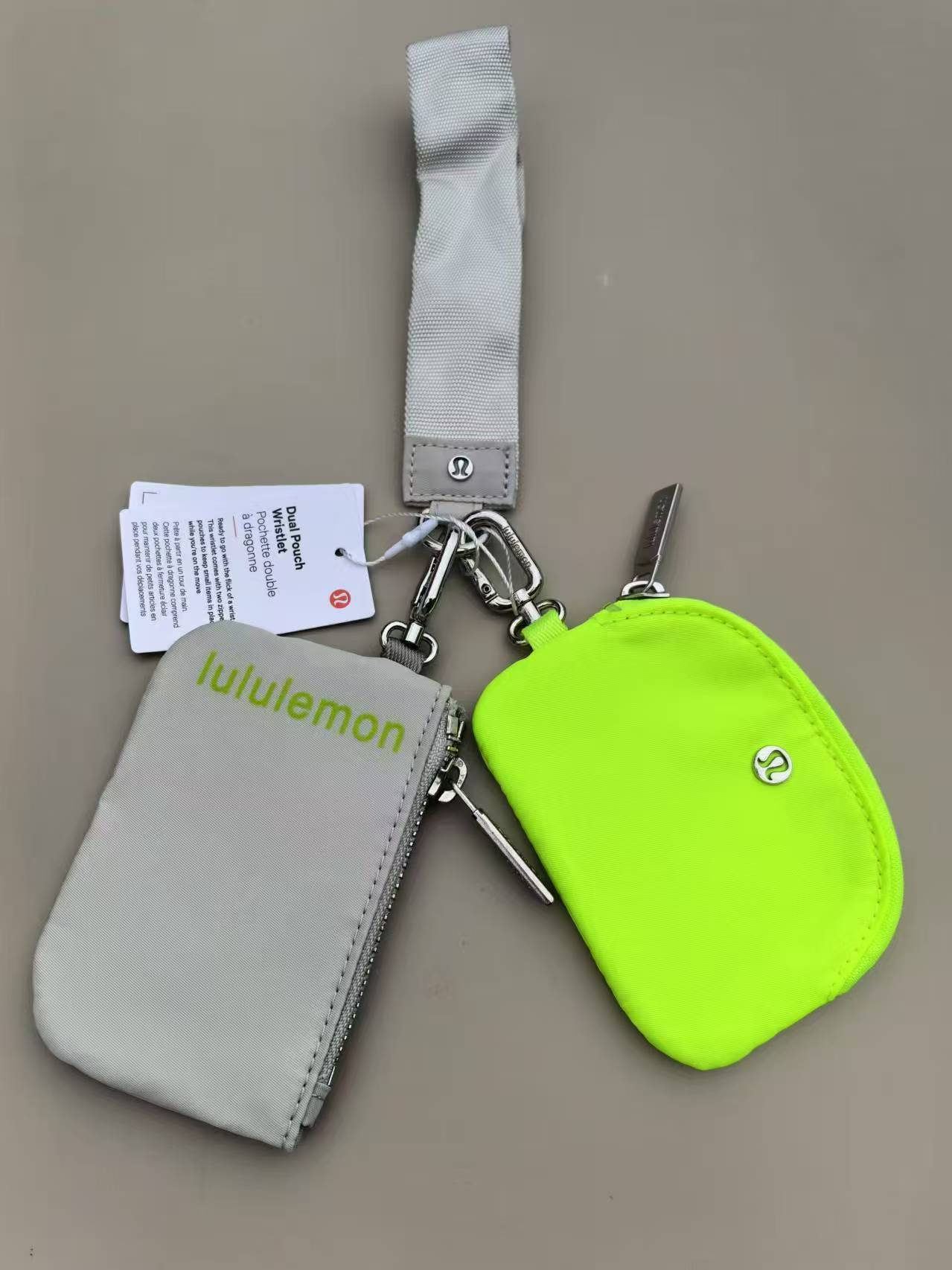 China warehouse Dual Pouch Wristlet Wallet