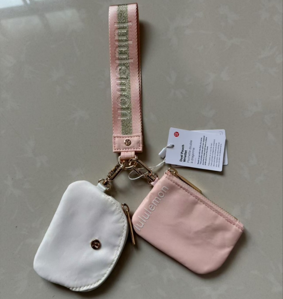 China warehouse Dual Pouch Wristlet Wallet