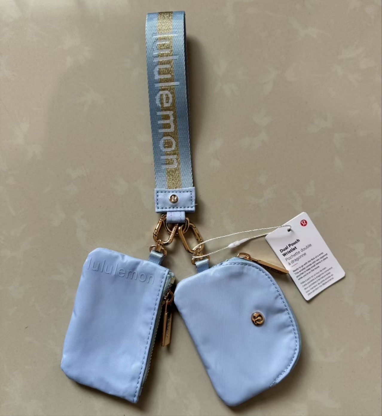 China warehouse Dual Pouch Wristlet Wallet
