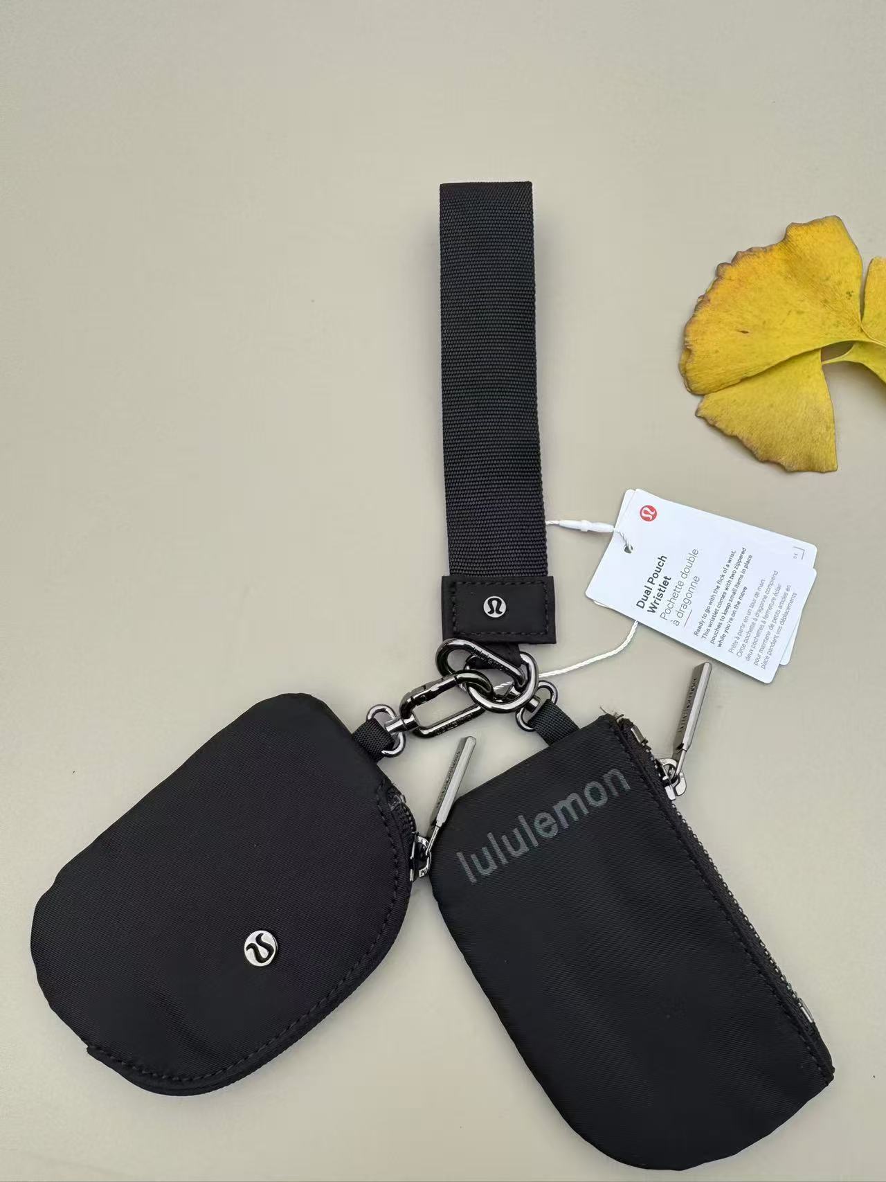 China warehouse Dual Pouch Wristlet Wallet