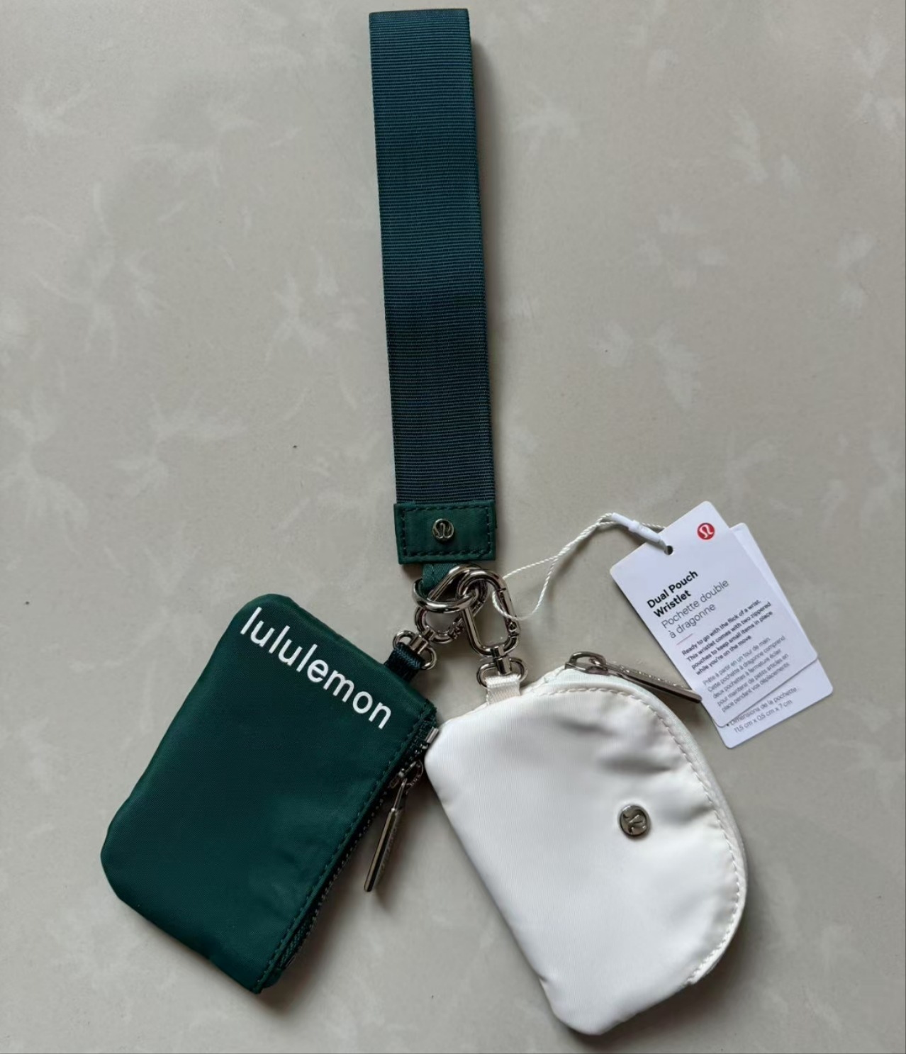 China warehouse Dual Pouch Wristlet Wallet