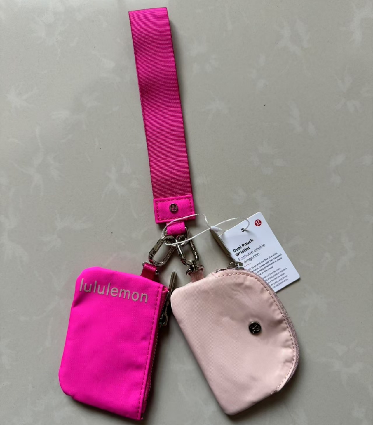 China warehouse Dual Pouch Wristlet Wallet