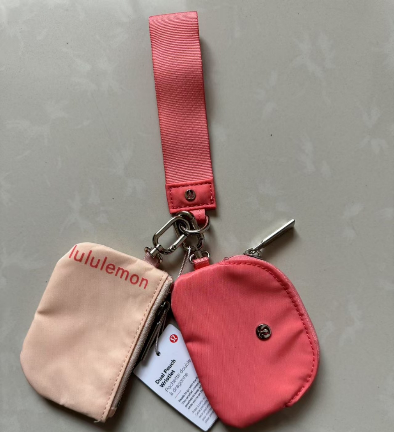 China warehouse Dual Pouch Wristlet Wallet
