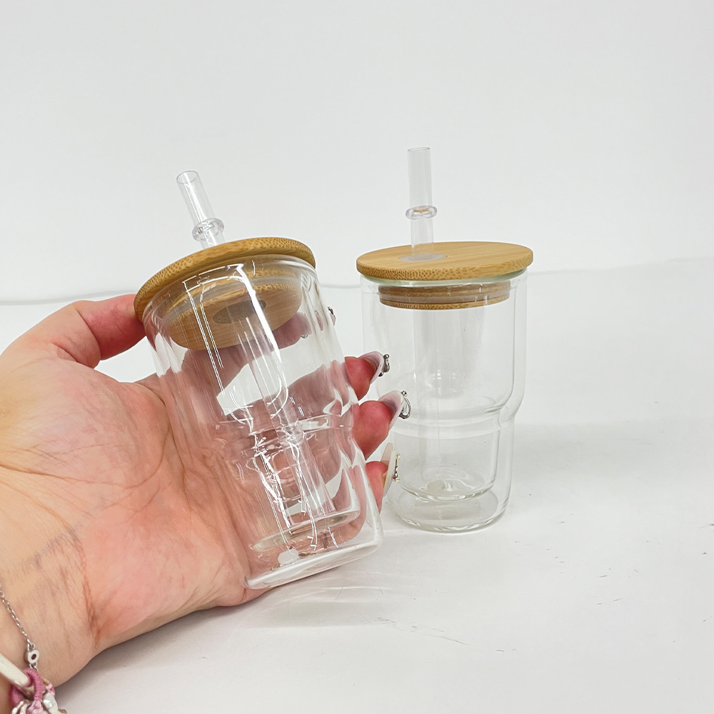 RTS US warehouse 50pack Mini Snow globe glass 3oz clear tumblers | Snowglobe Tumbler