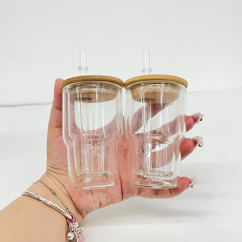 RTS US warehouse 50pack Mini Snow globe glass 3oz clear tumblers | Snowglobe Tumbler