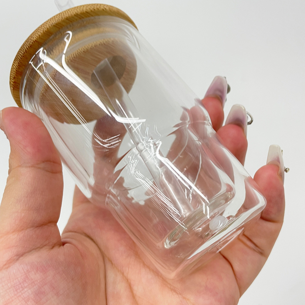 RTS US warehouse 50pack Mini Snow globe glass 3oz clear tumblers | Snowglobe Tumbler