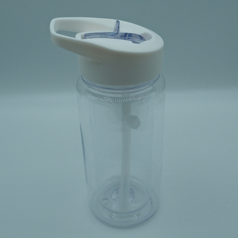 RTS US warehouse 50pack 10 oz Acrylic Snow Globe Cups, Double Wall Clear Plastic Snowglobe Tumbler with Pre Drilled Hole