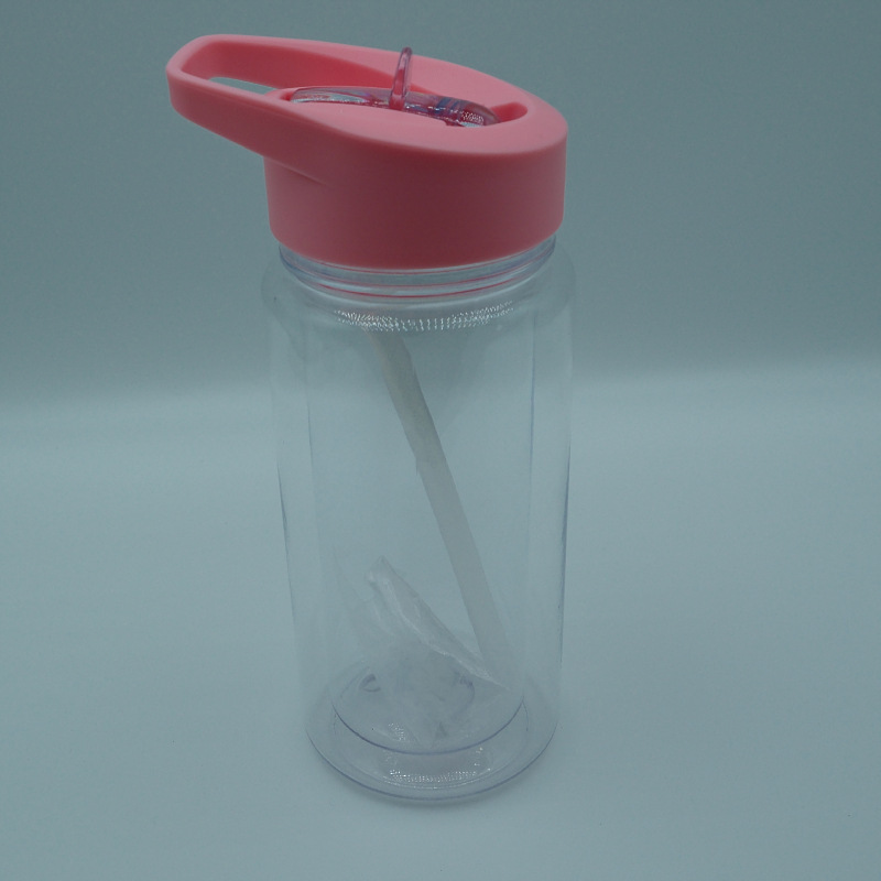 RTS US warehouse 50pack 10 oz Acrylic Snow Globe Cups, Double Wall Clear Plastic Snowglobe Tumbler with Pre Drilled Hole