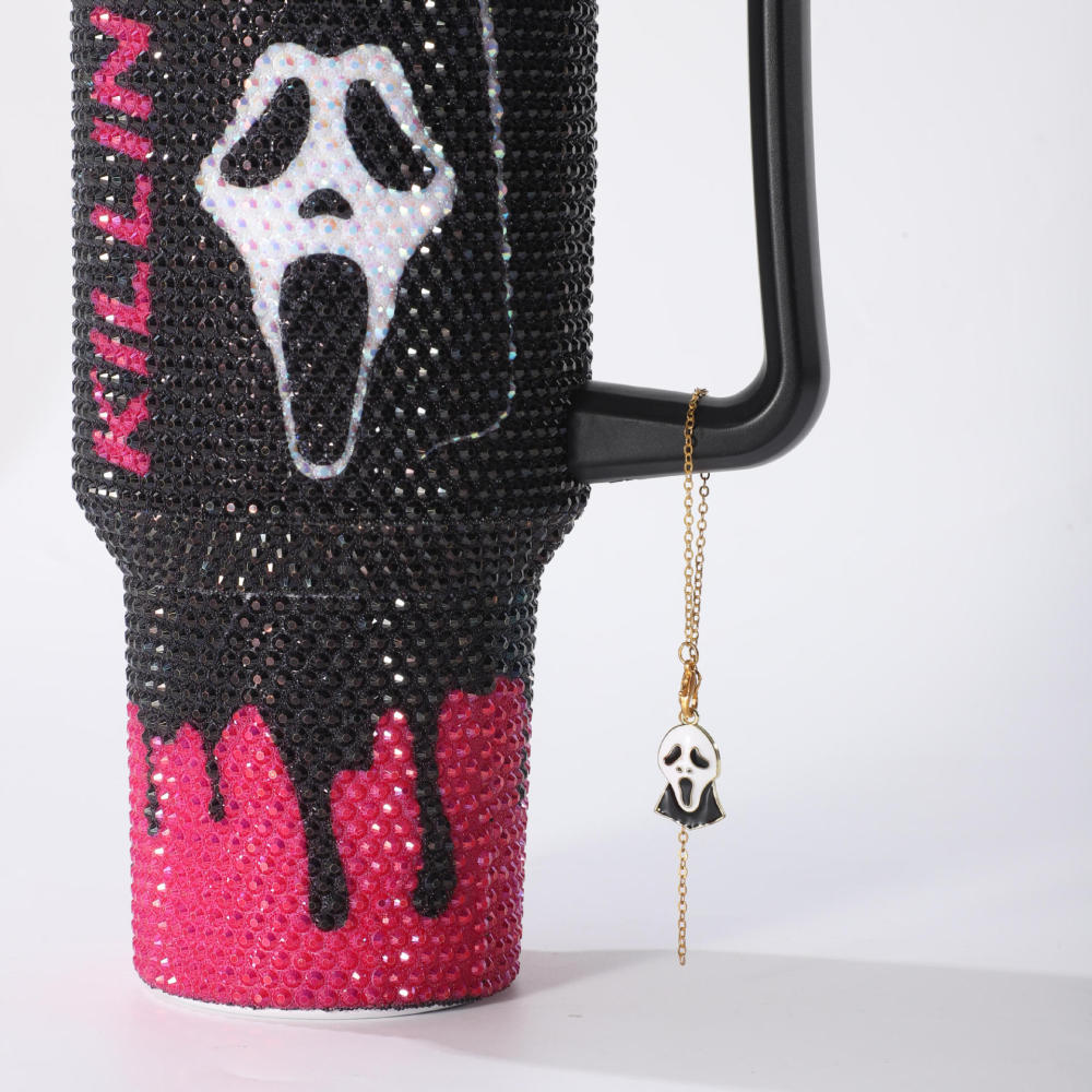RTS CHINA 40oz Bling Colossal Tumbler Hollaween style bing tumblers