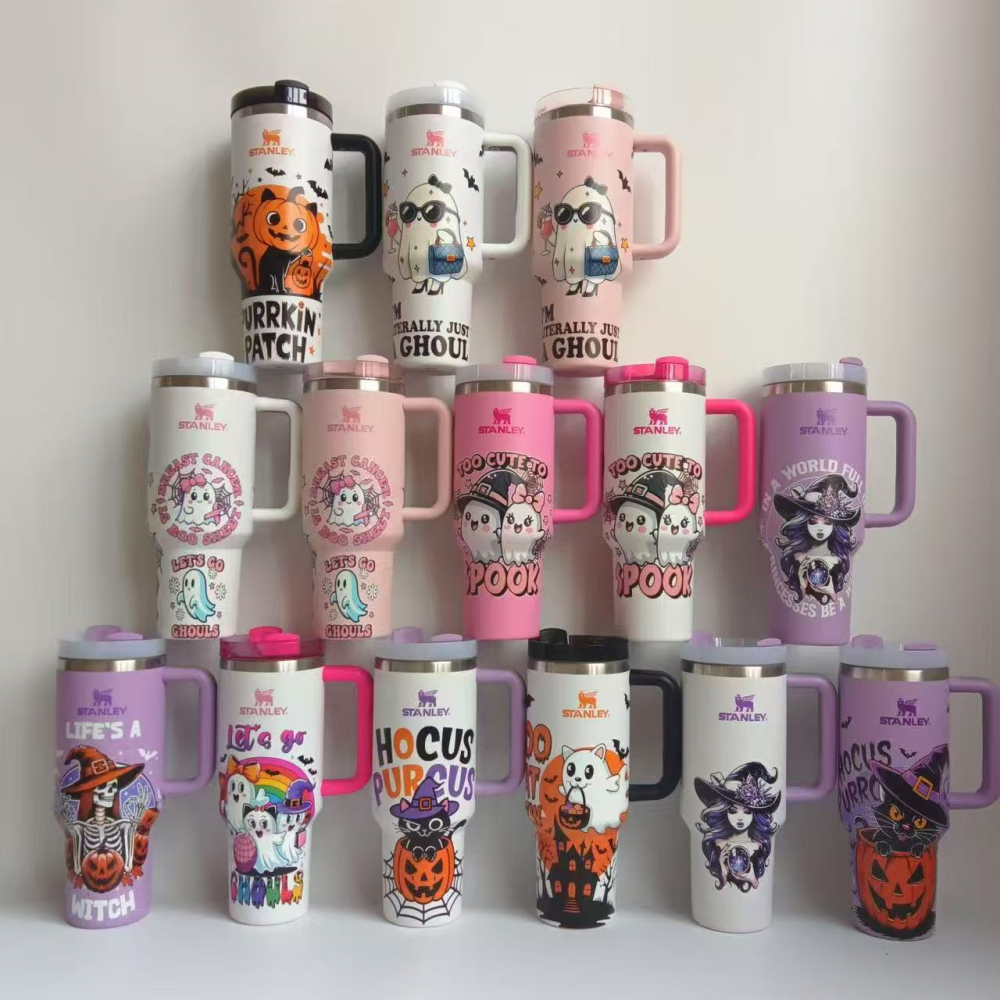 RTS CHINA 40oz Halloween style tumbler  travel tumblers for Halloween