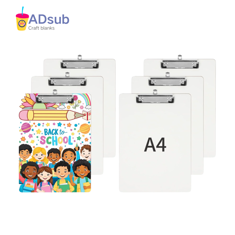 wholesale double-sided sublimation clipboard A4 size