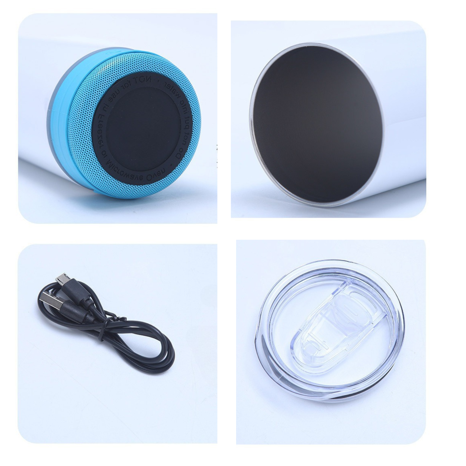 20oz Music Speaker Tumbler, Sublimation Music Tumbler Blanks