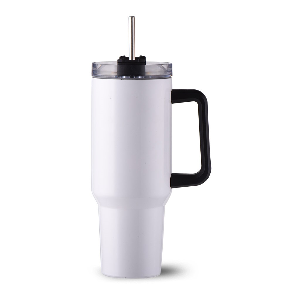 wholesale 20pack 40oz Sublimation Tumbler With Handle 40oz vwhite V1.0 sublimation tumblers