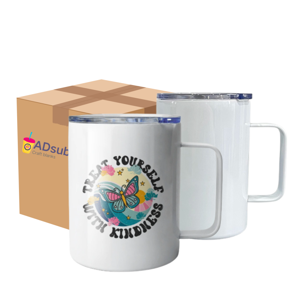 wholesale 12oz sublimaiton coffee mug 12oz Sublimation Camper Mug