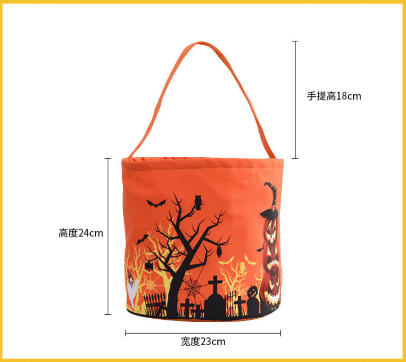 RTS CHINA Light Up Halloween Baskets candy bags