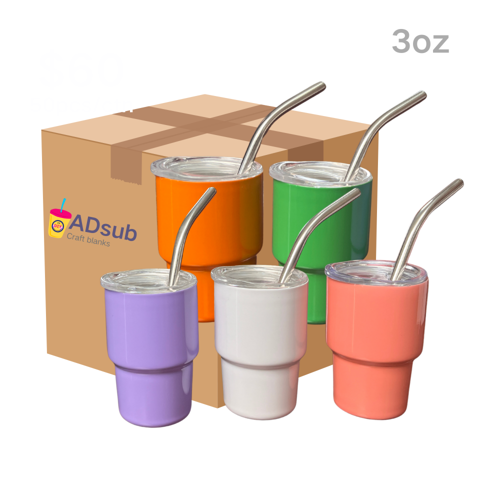 wholesale 3oz sublimaiton mini tumblers 3oz wine tumbler