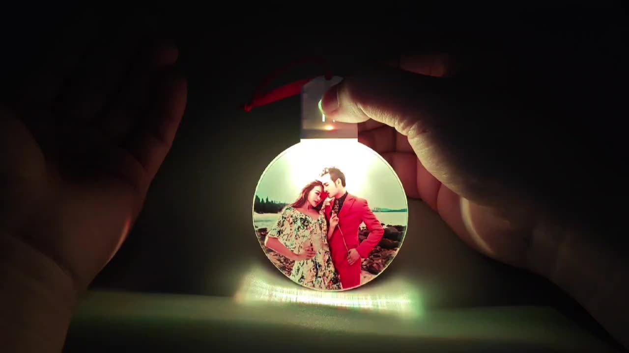 RTS CHINA sublimation  acrylic Christmas decoration ornament