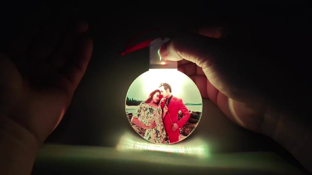 RTS CHINA sublimation  acrylic Christmas decoration ornament