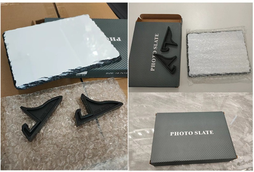 wholesale Sublimation stone slate Natural slate heat transfer stoneware painting