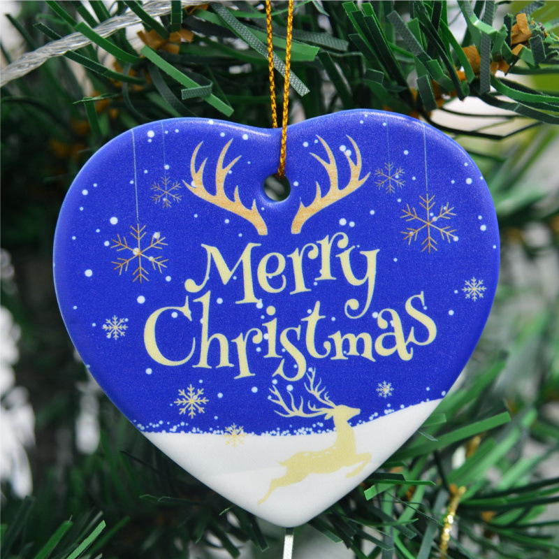 RTS CHINA sublimation ceramic ornaments