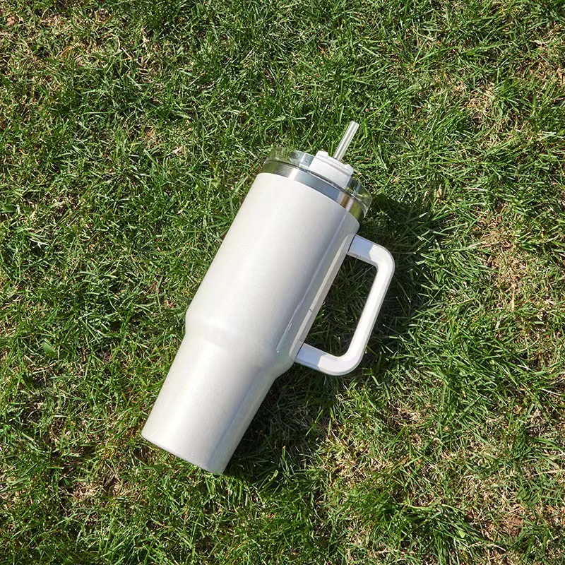 wholesale  40oz Sublimation shimmer Tumbler With Handle