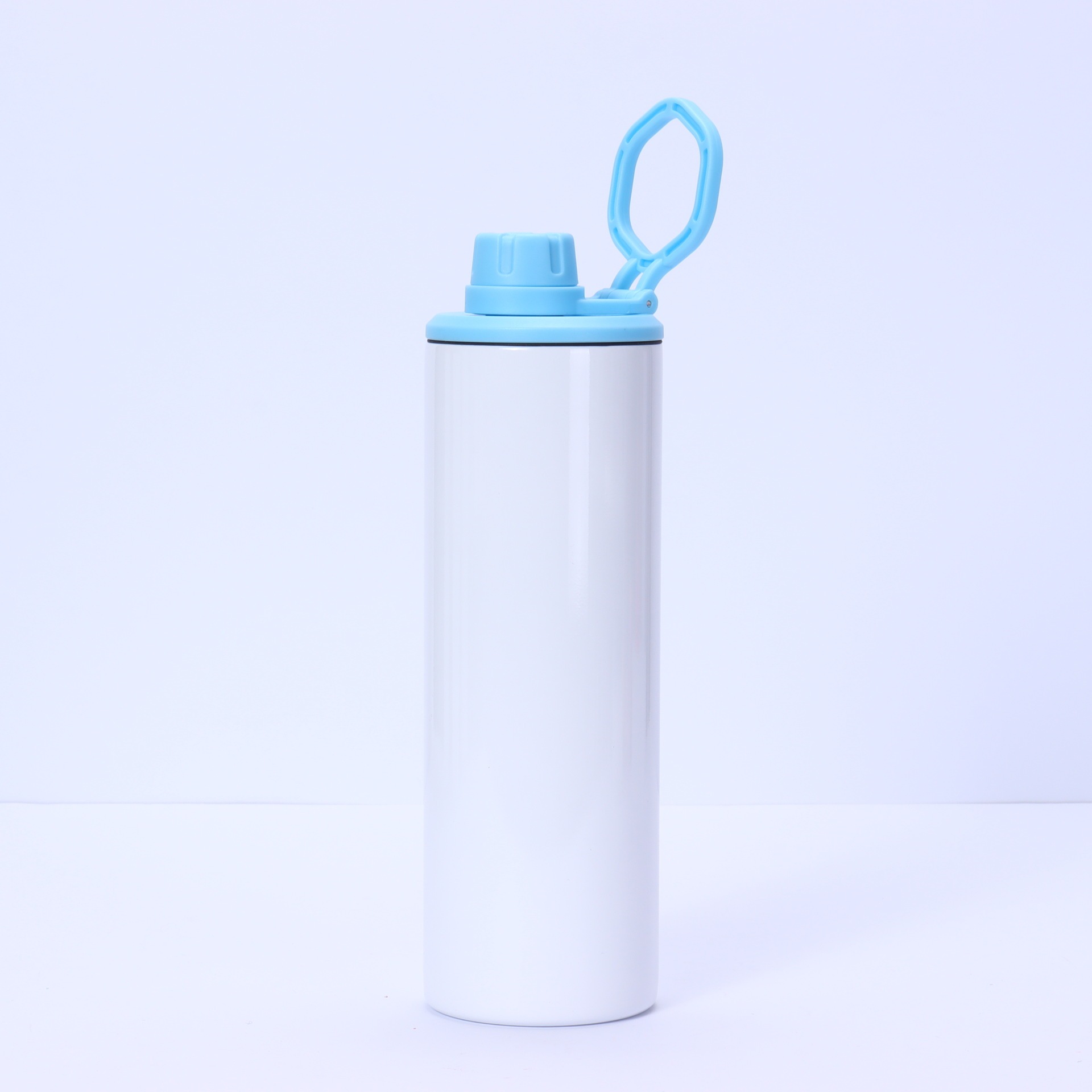 20oz sublimation skinny tumblers with colorful lids
