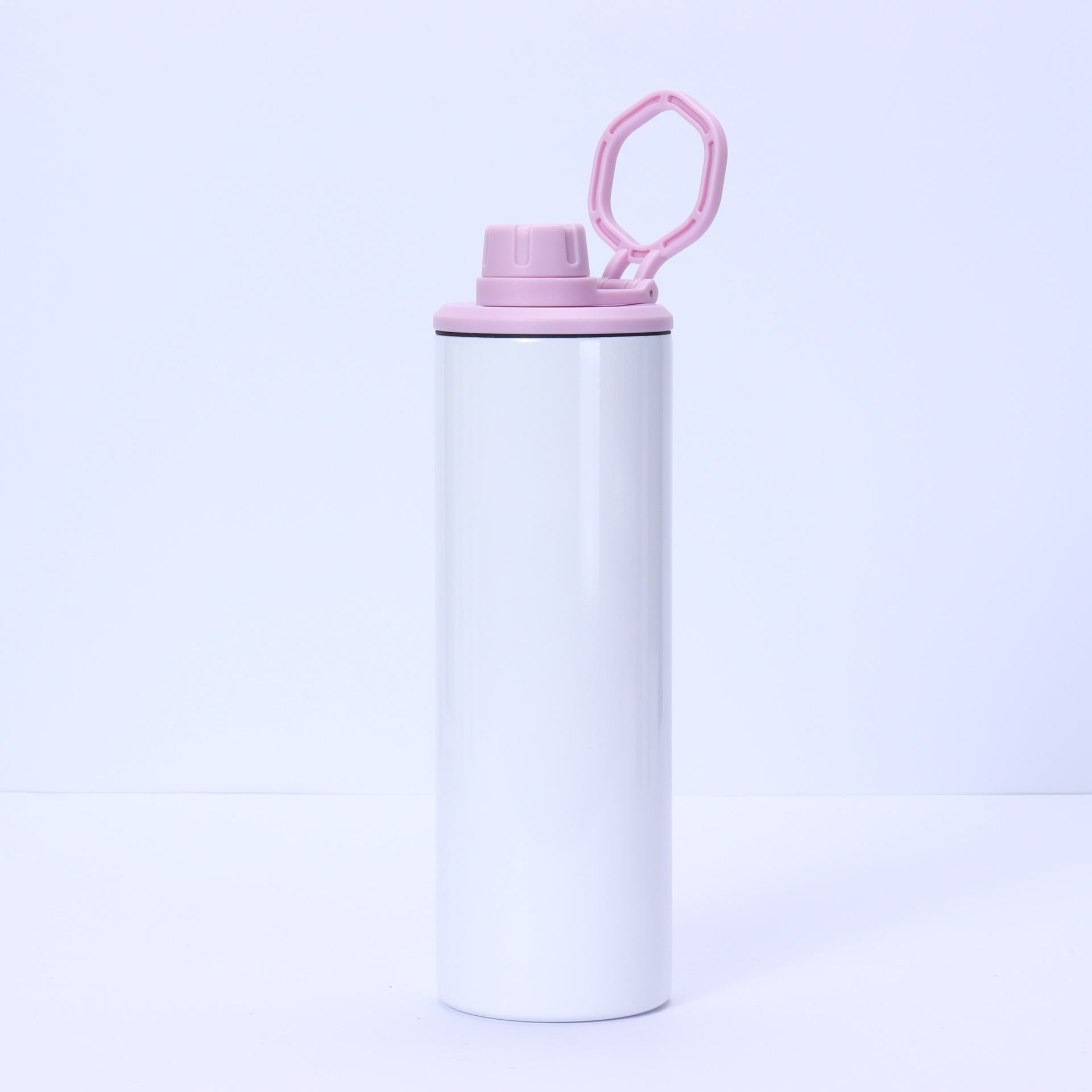 20oz sublimation skinny tumblers with colorful lids