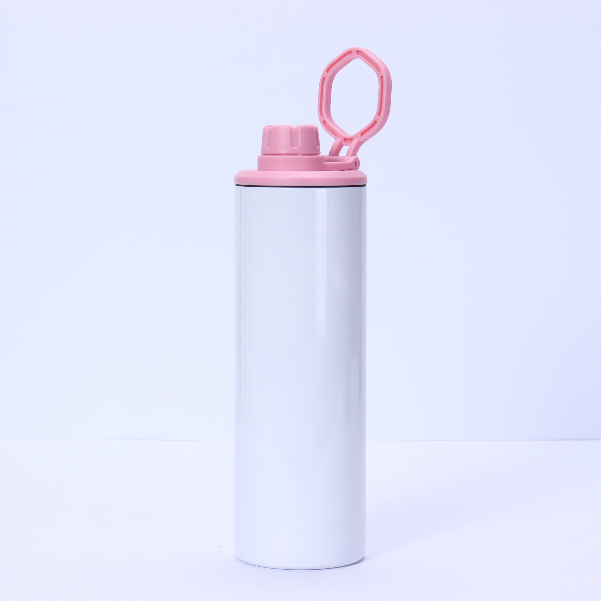 20oz sublimation skinny tumblers with colorful lids