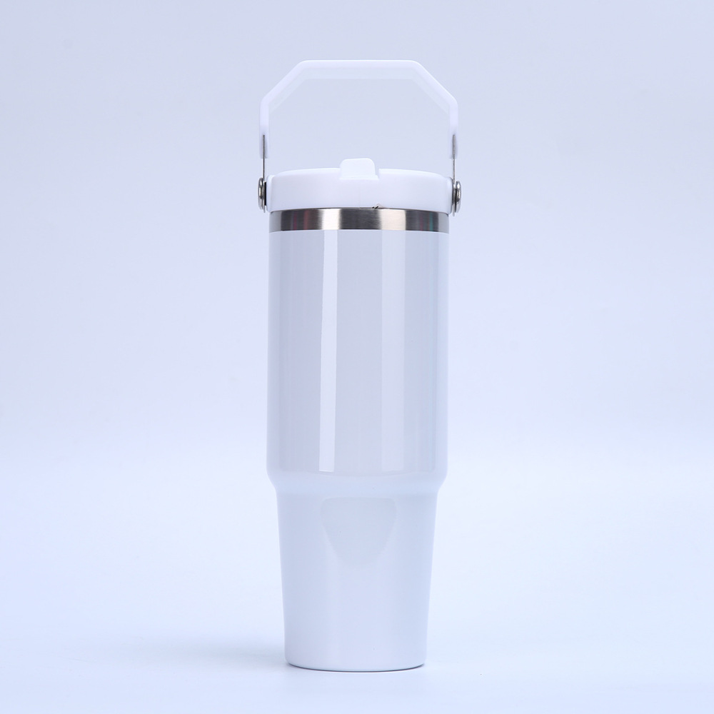 RTS US warehouse  30oz  Flip Top Swing Handle Leakproof Tumblers for Sublimation