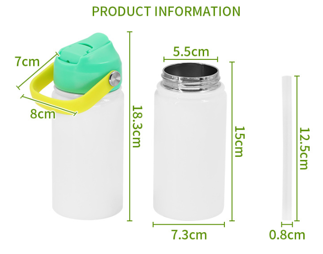 RTS China Warehouse 12oz sublimaiton water bottle for kids