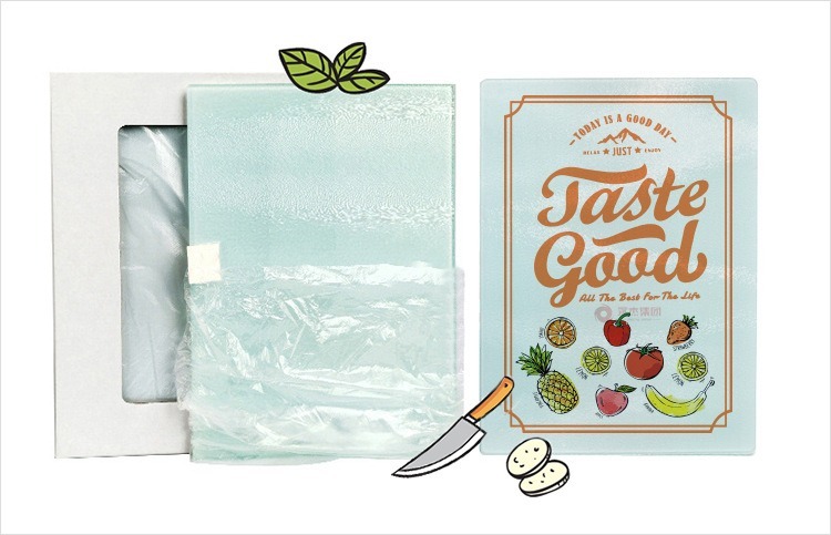 RTS US warehouse sublimation cutting board , glass cutting board