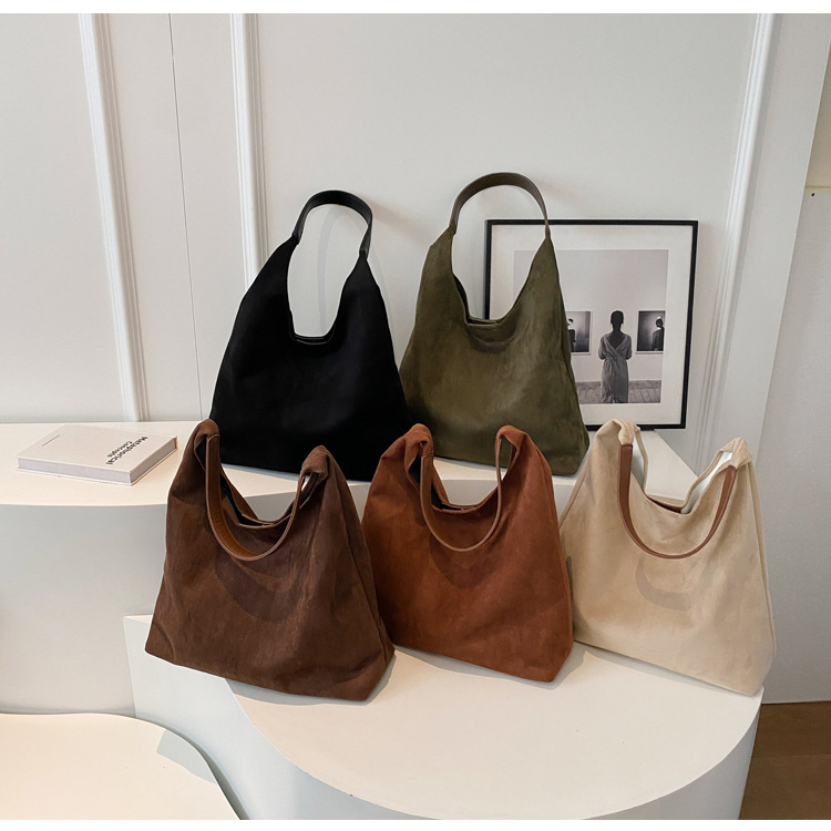 Vegan Suede blank shoulder bags for laser engrave or burning