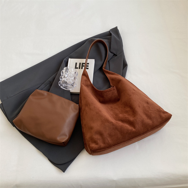 Vegan Suede blank shoulder bags for laser engrave or burning