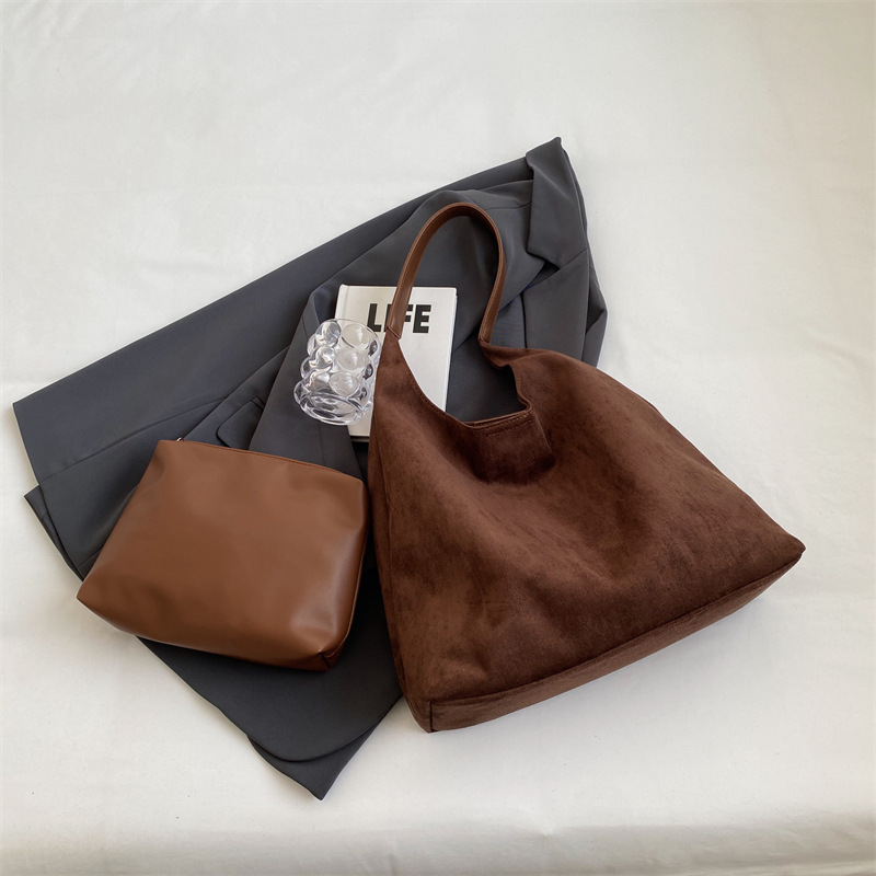 Vegan Suede blank shoulder bags for laser engrave or burning