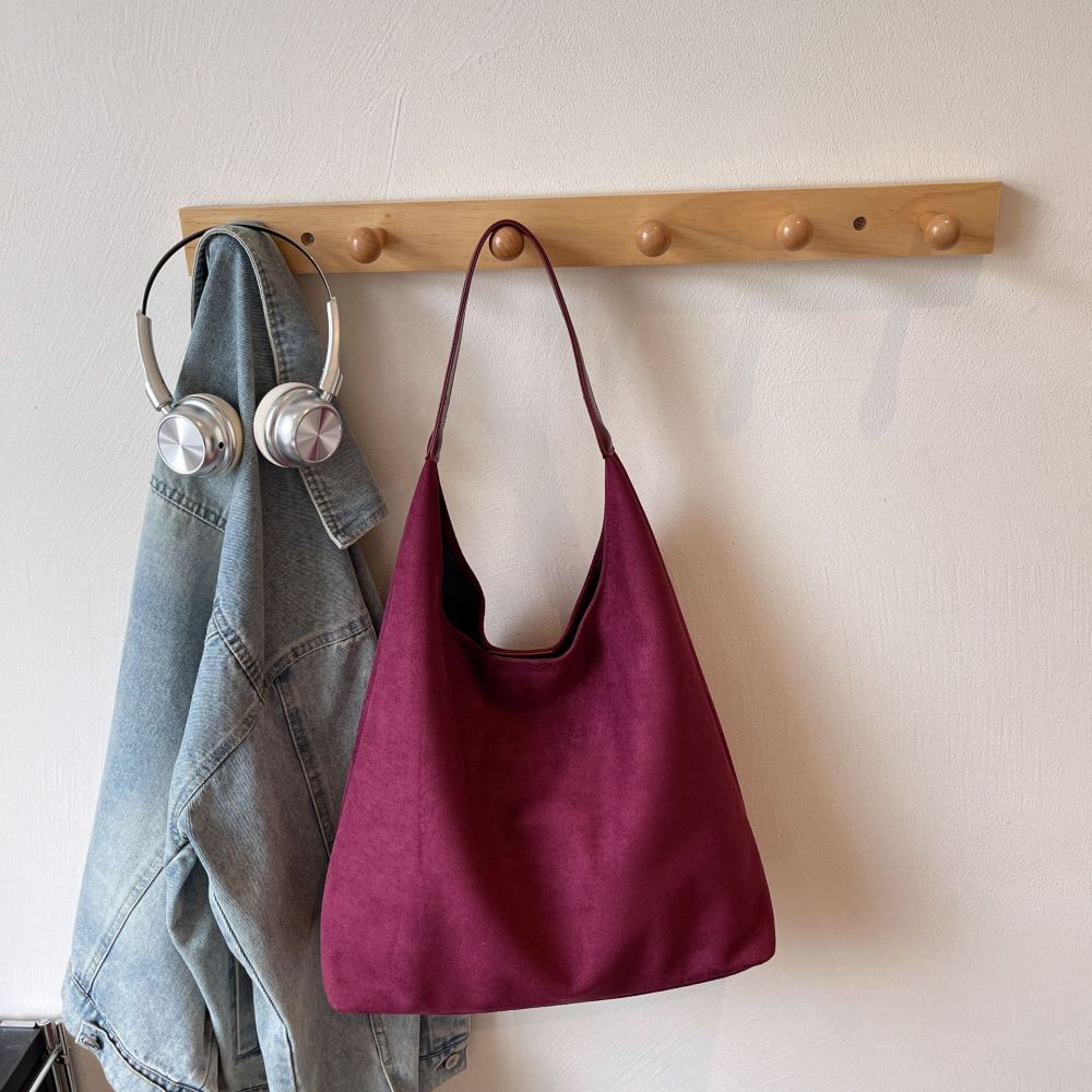 Vegan Suede blank shoulder bags for laser engrave or burning