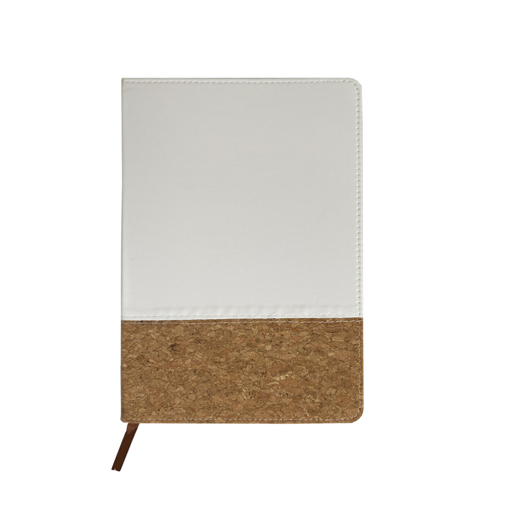A5 Sublimation Blank Notebook DIY Heat Transfer Journal with White PU Hardcover