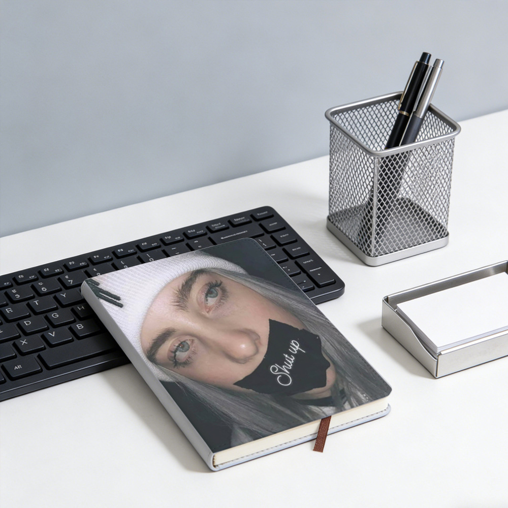 A5 Sublimation Blank Notebook DIY Heat Transfer Journal with White PU Hardcover