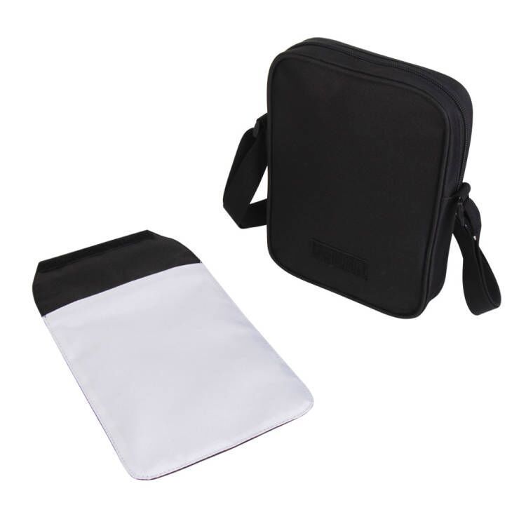Sublimation Blanks Messenger Bag with Flap, 10 Colors Shoulder Crossbody Bag Polyester Sublimation Blank Bookbag Slings Pattern Custom Heat Transfer DIY Gifts