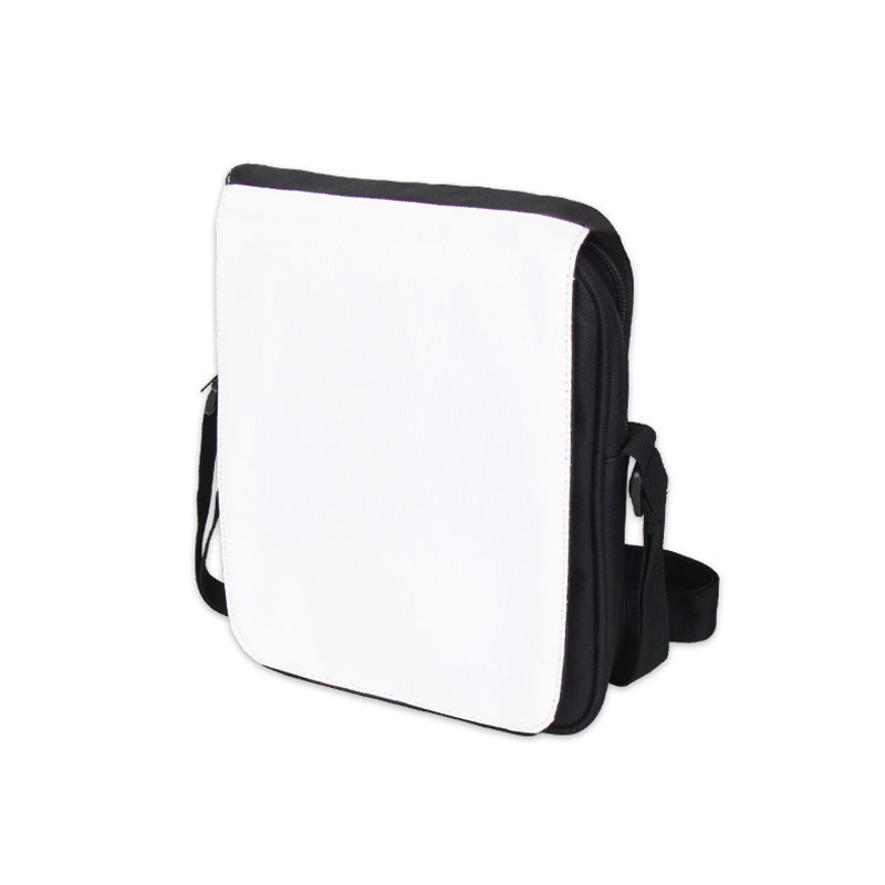 Sublimation Blanks Messenger Bag with Flap, 10 Colors Shoulder Crossbody Bag Polyester Sublimation Blank Bookbag Slings Pattern Custom Heat Transfer DIY Gifts
