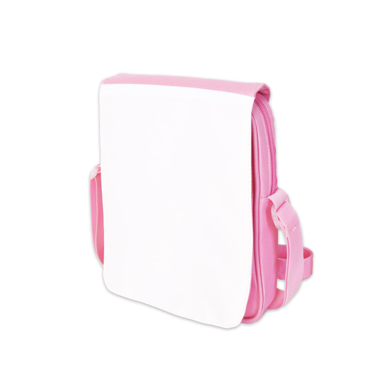 Sublimation Blanks Messenger Bag with Flap, 10 Colors Shoulder Crossbody Bag Polyester Sublimation Blank Bookbag Slings Pattern Custom Heat Transfer DIY Gifts