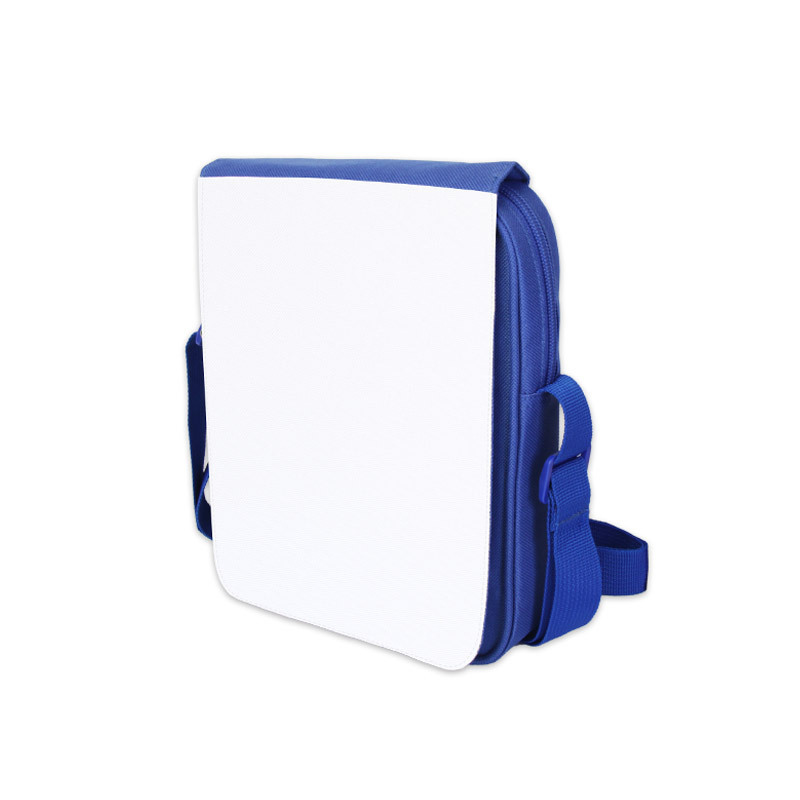 Sublimation Blanks Messenger Bag with Flap, 10 Colors Shoulder Crossbody Bag Polyester Sublimation Blank Bookbag Slings Pattern Custom Heat Transfer DIY Gifts