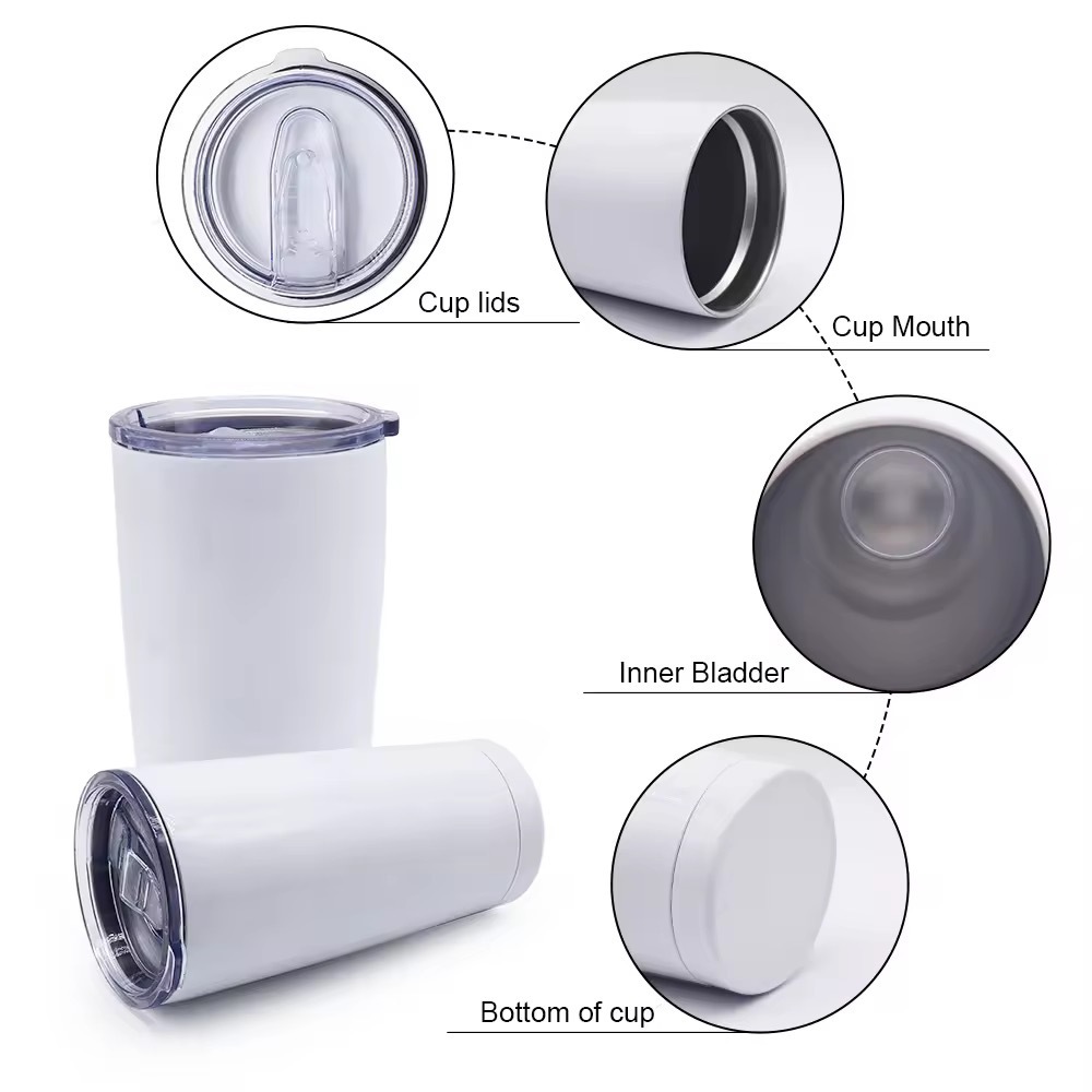 RTS USA Warehouse20oz White Sublimation coffee cup