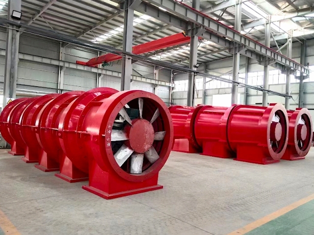 Ventilador axial de ventilação para minas da série K