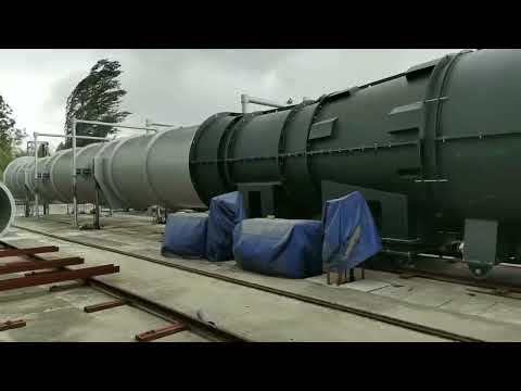 Ventilador de ventilação axial contrarrotativo da série DK para minas