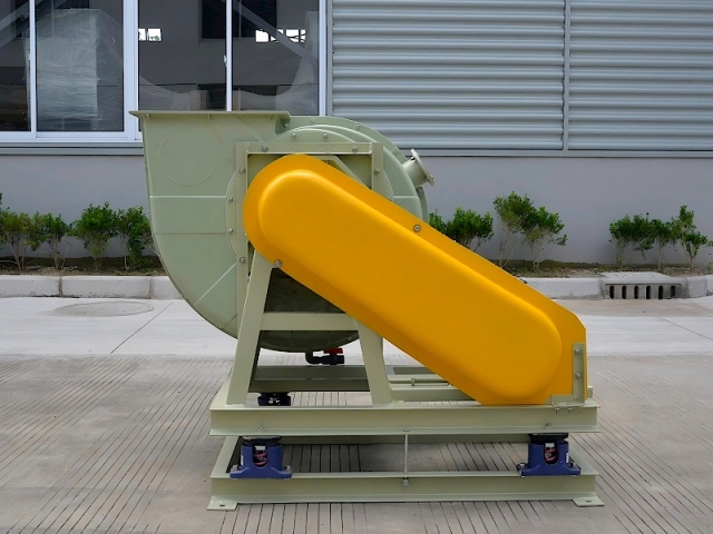 Ventilador centrífugo de fibra de vidro para baixa pressão e alto volume