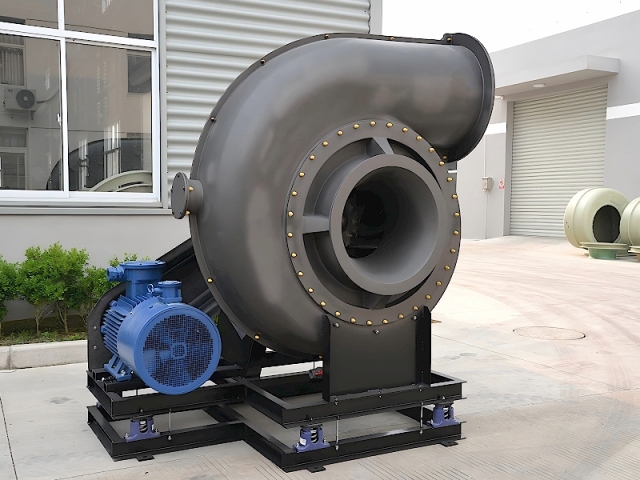 Ventilador centrífugo de fibra de vidro para baixa pressão e alto volume