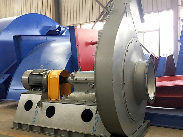 Ventilador centrífugo de alta pressão em aço inoxidável