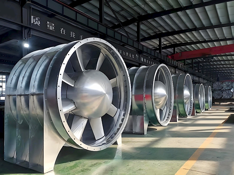 3. DTF Series Tunnel Operating Axial Ventilation Fan Applications