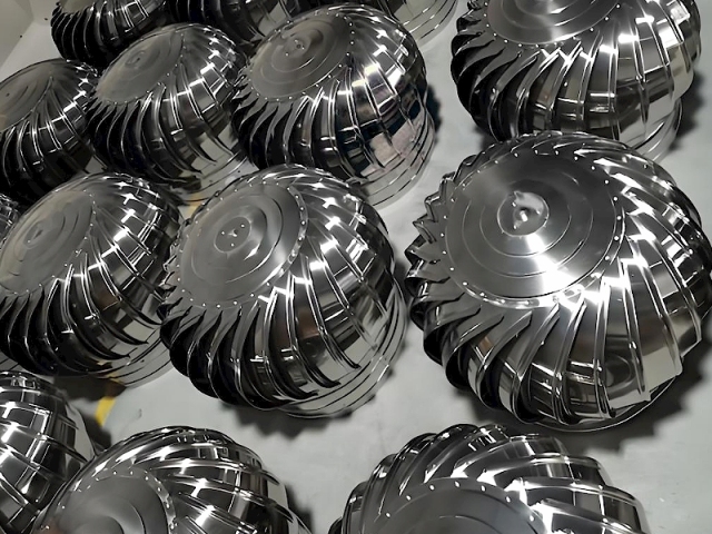 Ventilador de turbina de telhado em aço inoxidável