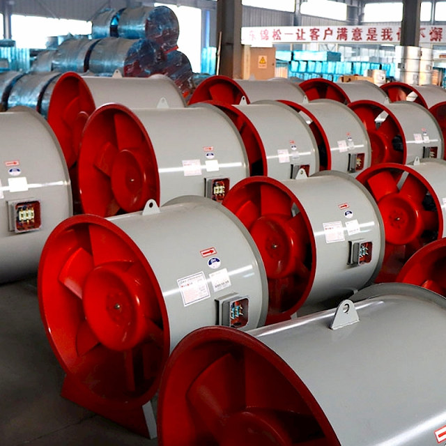 Ventiladores de ventilação para garagem subterrânea